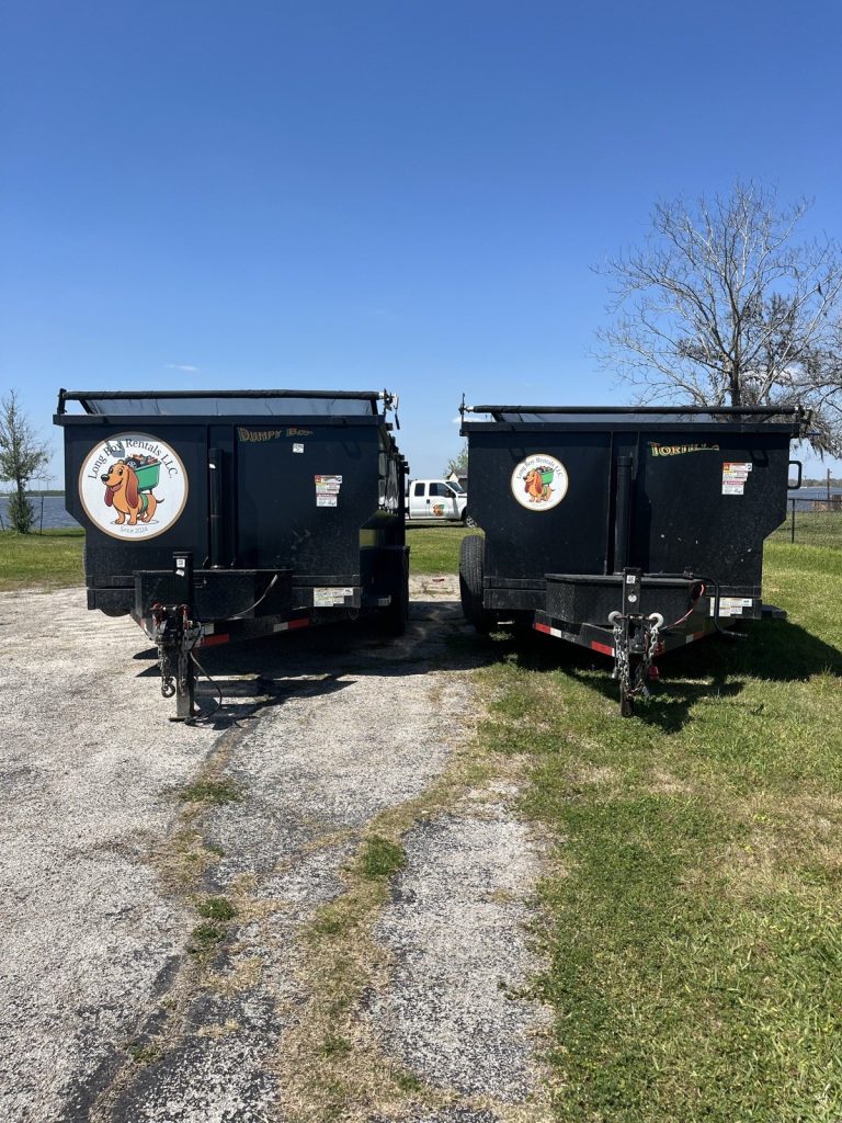 Two Long Boy dump trailers